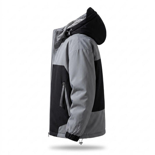 Lederjacken Outlet24 - Veson | Gefüttert Zweifarbig Jacke Herren