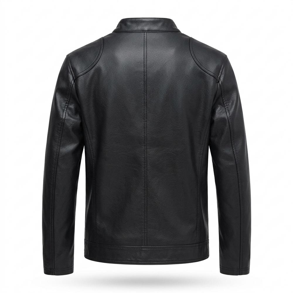Lederjacken Outlet24 - Tiral | Gefütterte Taillierte Lederjacke Herren