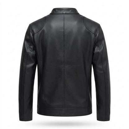Lederjacken Outlet24 - Tiral | Gefütterte Taillierte Lederjacke Herren