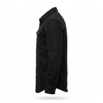 Lederjacken Outlet24 - Yomor | Gestepptes Tailliertes Hemd Herren