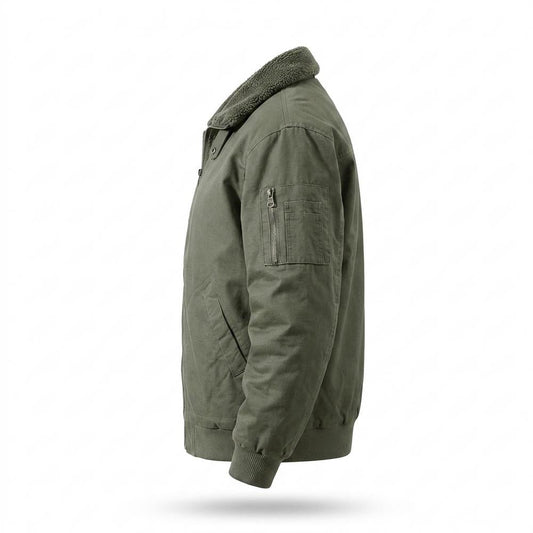 Lederjacken Outlet24 - Vehem | Gefüttert Langärmlig Jacke Herren