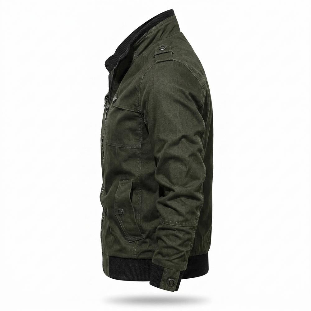 Lederjacken Outlet24 - Nolis | Gefüttert Hochschließend Jacke Herren