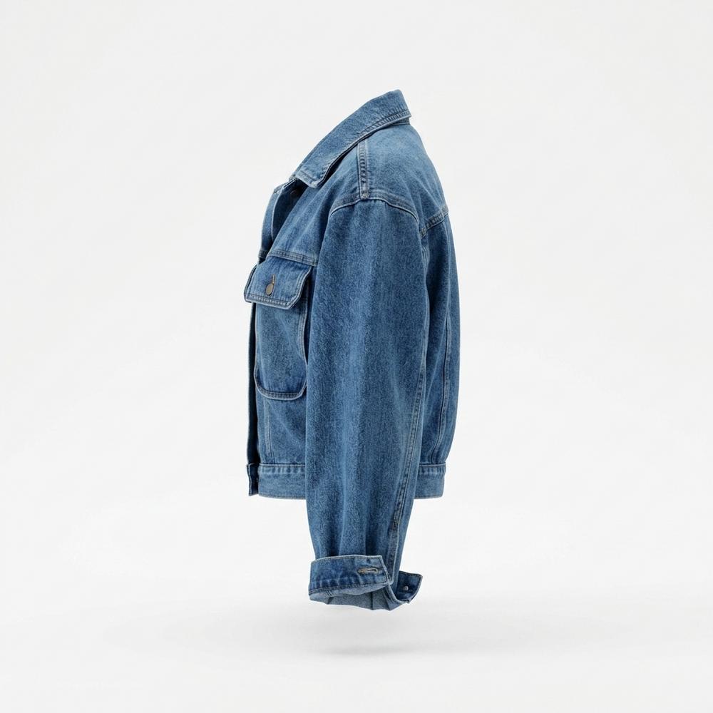 Lederjacken Outlet24 - Audat | Verkürzte Weite Jacke Damen