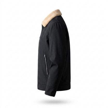 Lederjacken Outlet24 - Yuvis | Gefüttert Reißverschluss Jacke Herren