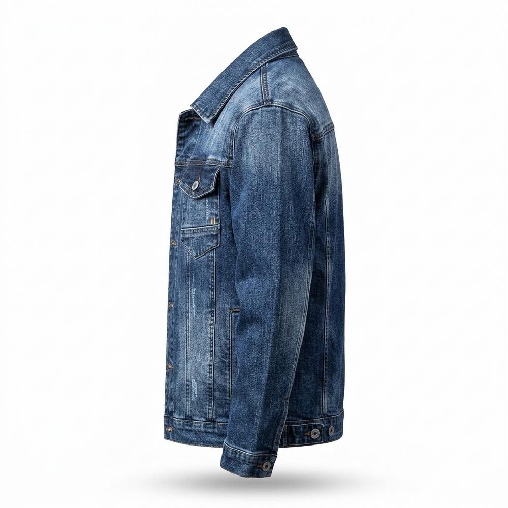 Lederjacken Outlet24 - Nolak | Geknöpft Gewaschen Jacke Herren
