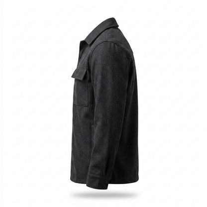 Lederjacken Outlet24 - Nalus | Druckgeknöpft Kragenbesetzt Jacke Herren