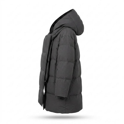 Lederjacken Outlet24 - Eabin | Wattiert Lang Mantel Damen