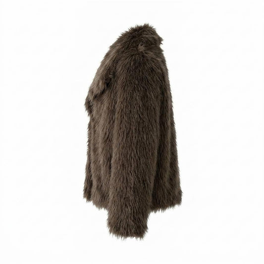 Lederjacken Outlet24 - Nifim | Langhaarige Voluminöse Jacke Damen