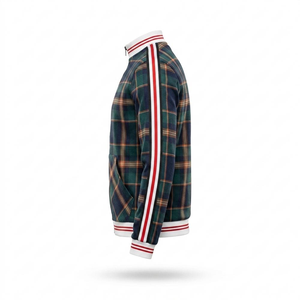 Lederjacken Outlet24 - Vizin | Kariert Gerippt Jacke Unisex