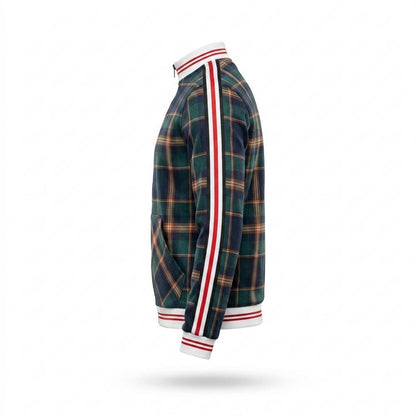 Lederjacken Outlet24 - Vizin | Kariert Gerippt Jacke Unisex