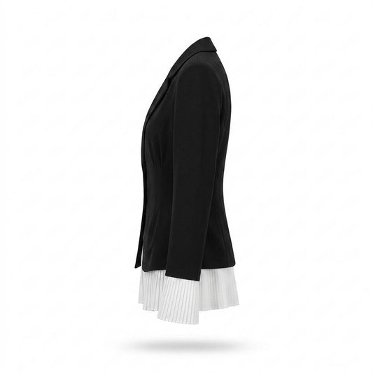 Lederjacken Outlet24 - Cesut | Tailliertes Plissiertes Kleid Damen