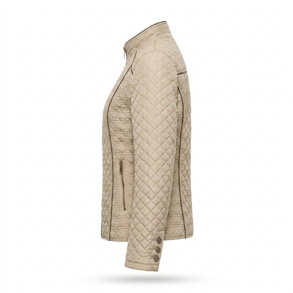 Lederjacken Outlet24 - Dibel | Gesteppt Tailliert Jacke Damen