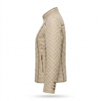 Lederjacken Outlet24 - Dibel | Gesteppt Tailliert Jacke Damen