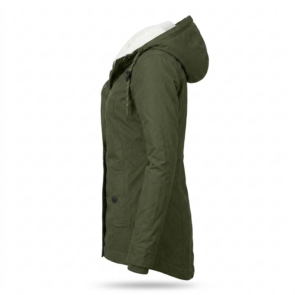 Lederjacken Outlet24 - Dovor | Gefüttert Tailliert Jacke Damen