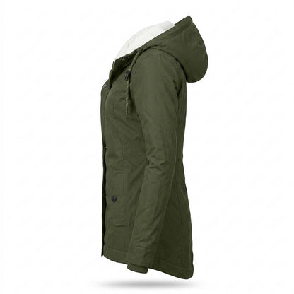 Lederjacken Outlet24 - Dovor | Gefüttert Tailliert Jacke Damen