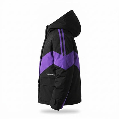Lederjacken Outlet24 - Zepun | Gefüttert Zweifarbig Jacke Unisex