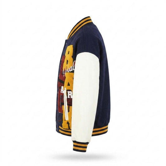 Lederjacken Outlet24 - Dizuk | Zweifarbige Bestickte Jacke Unisex