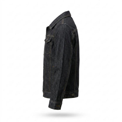 Lederjacken Outlet24 - Eurem | Geknöpft Langärmlig Jacke Herren
