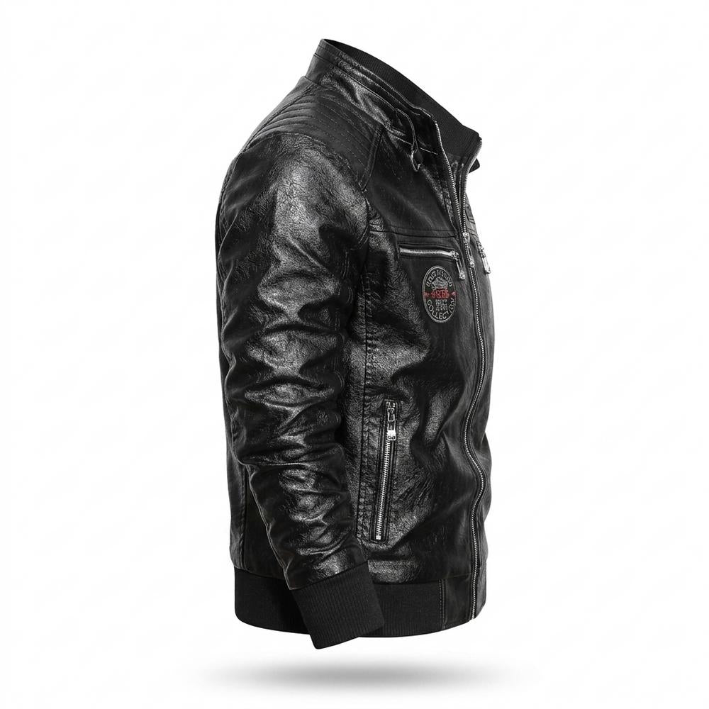 Lederjacken Outlet24 - Lymar | Gesteppt Gefüttert Lederjacke Herren