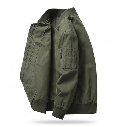 Lederjacken Outlet24 - Tupul | Reißverschluss Stehkragen Jacke Herren