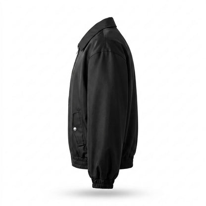 Lederjacken Outlet24 - Nugas | Glänzende Locker Geschnittene Jacke Herren