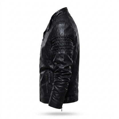 Lederjacken Outlet24 - Terid | Gesteppt Gefüttert Lederjacke Herren