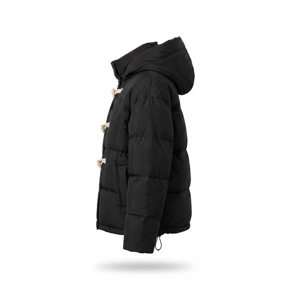 Lederjacken Outlet24 - Tapun | Wattiert Geknebelt Jacke Damen