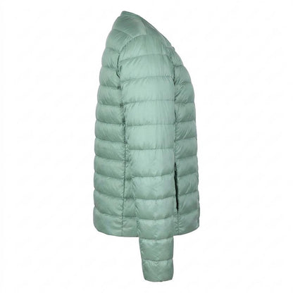 Lederjacken Outlet24 - Eonuv | Gesteppte Kragenlose Jacke Damen