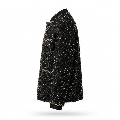 Lederjacken Outlet24 - Netes | Strukturiert Kragenlos Jacke Damen