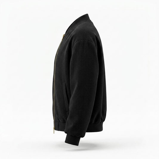 Lederjacken Outlet24 - Sisak | Gerippt Locker Jacke Damen
