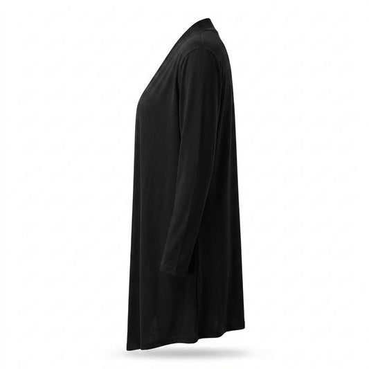 Lederjacken Outlet24 - Nulun | Asymmetrischer Offener Cardigan Damen