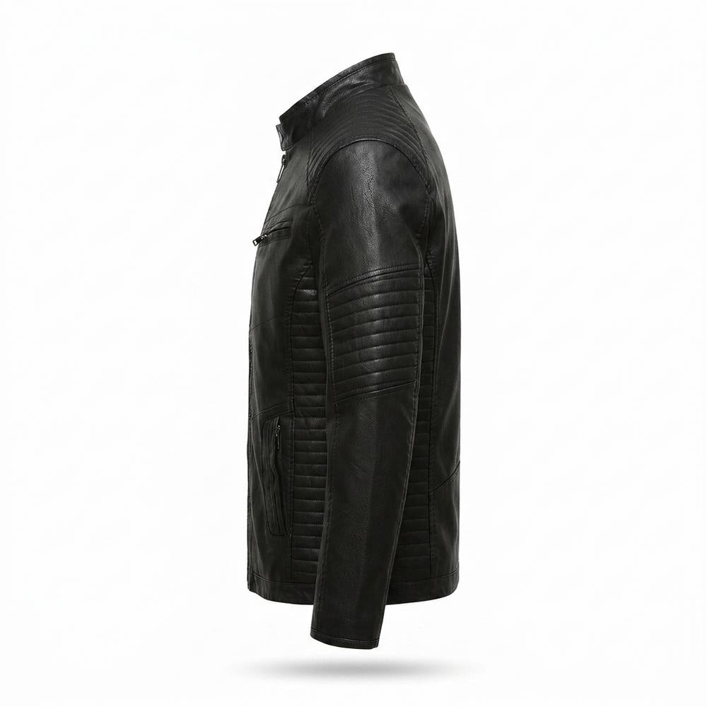 Lederjacken Outlet24 - Lupot | Gesteppt Tailliert Lederjacke Herren