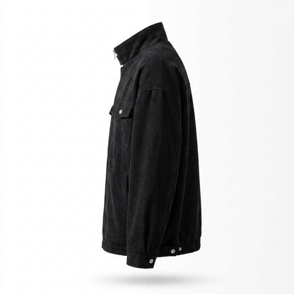 Lederjacken Outlet24 - Tabom | Gerippte Weitgeschnittene Jacke Unisex