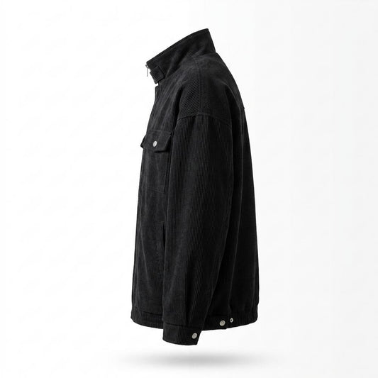 Lederjacken Outlet24 - Tabom | Gerippte Weitgeschnittene Jacke Unisex