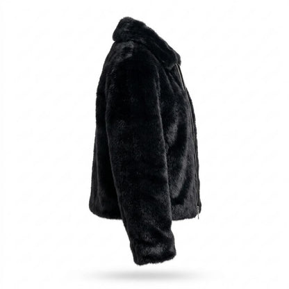 Lederjacken Outlet24 - Ridod | Gefütterte Plüschige Jacke Damen