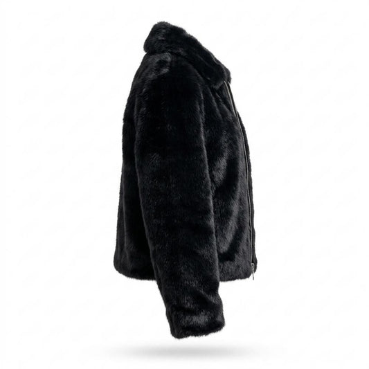 Lederjacken Outlet24 - Ridod | Gefütterte Plüschige Jacke Damen