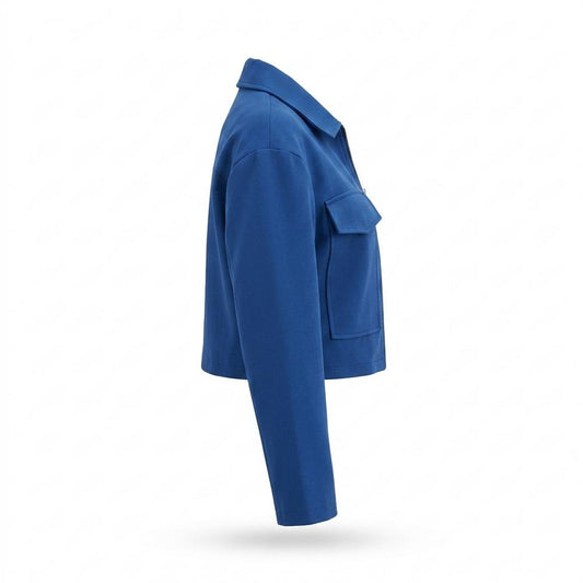 Lederjacken Outlet24 - Eowek | Kurze Glatte Jacke Damen