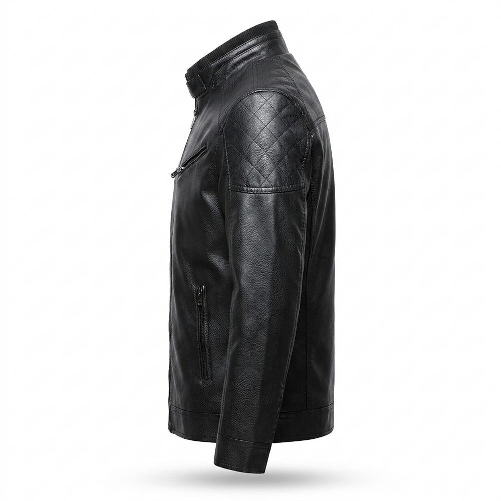 Lederjacken Outlet24 - Mekor | Gesteppt Gefüttert Lederjacke Herren