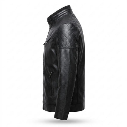 Lederjacken Outlet24 - Mekor | Gesteppt Gefüttert Lederjacke Herren