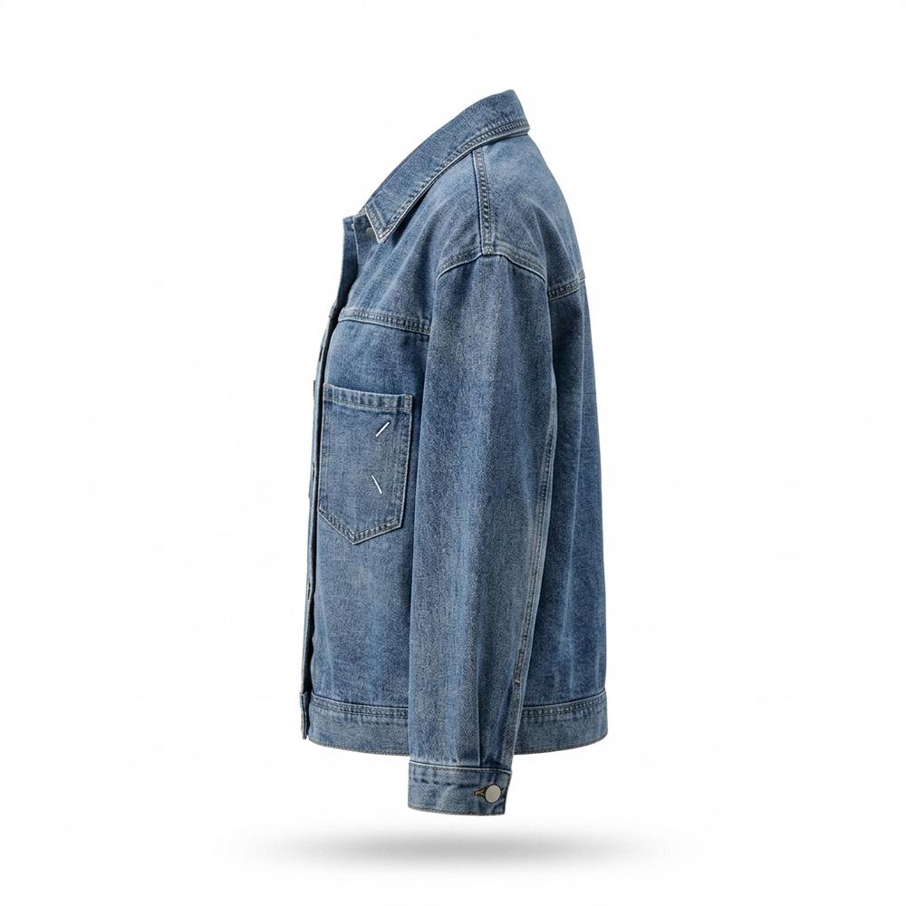 Lederjacken Outlet24 - Aanar | Geknöpfte Langärmlige Jacke Damen