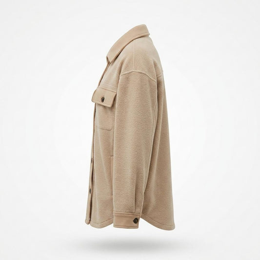 Lederjacken Outlet24 - Sosev | Geknöpft Strukturiert Jacke Damen