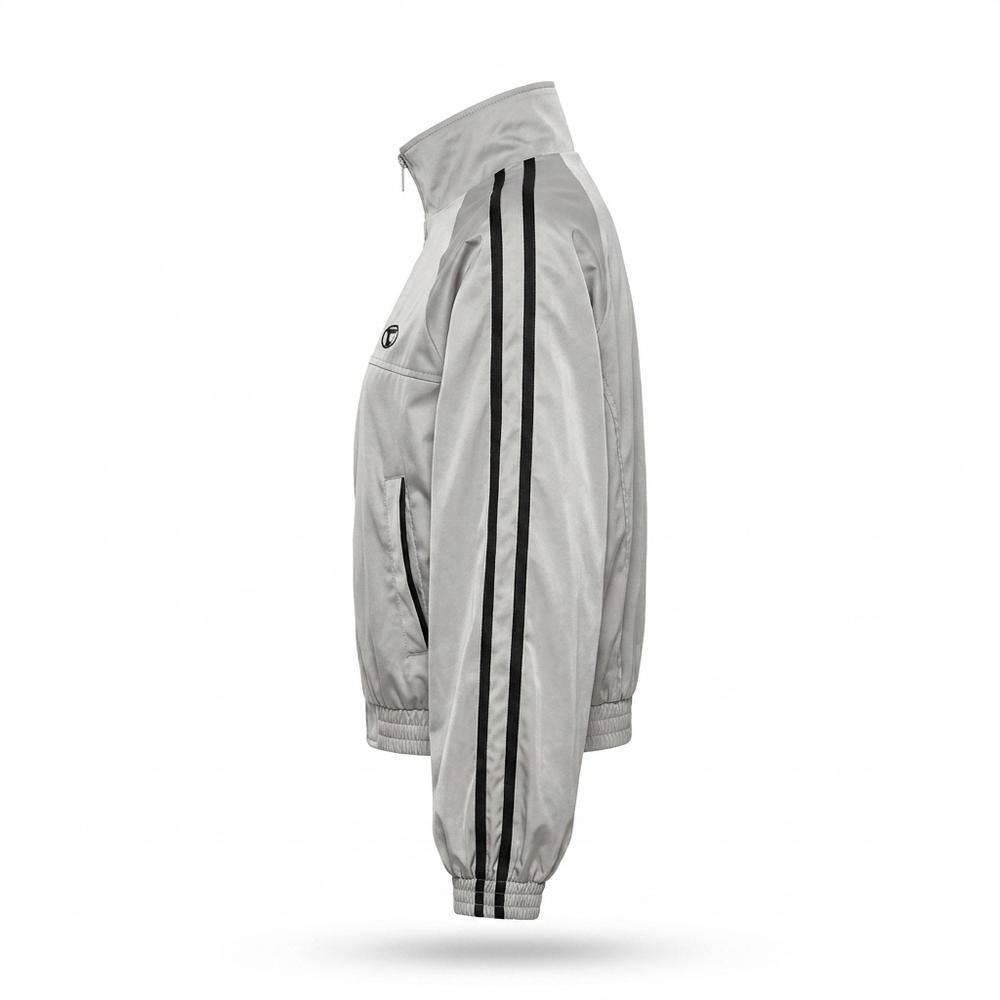 Lederjacken Outlet24 - Cawel | Kurzgeschnittene Gestreifte Jacke Damen