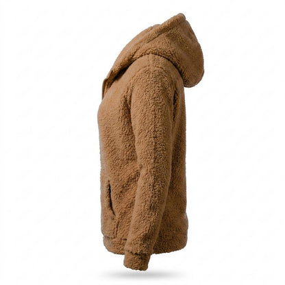 Lederjacken Outlet24 - Suval | Gefüttert Hochflorig Hoodie Damen