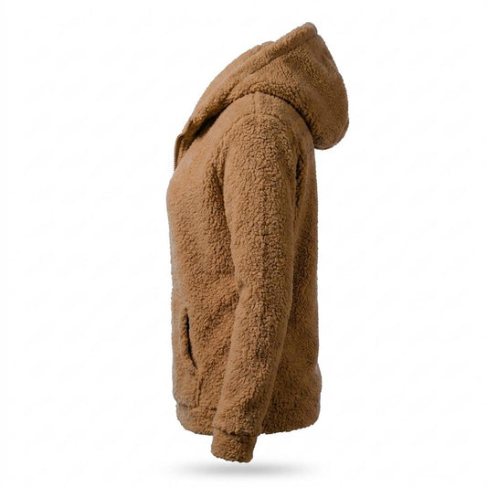 Lederjacken Outlet24 - Suval | Gefüttert Hochflorig Hoodie Damen