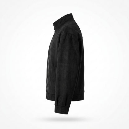 Lederjacken Outlet24 - Sepil | Reißverschluss Velourartig Wildleder-Jacke Damen