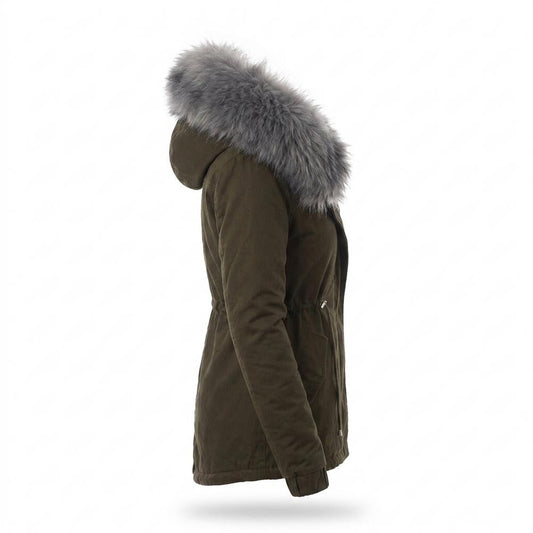 Lederjacken Outlet24 - Kikad | Warm Gefüttert Mantel Damen