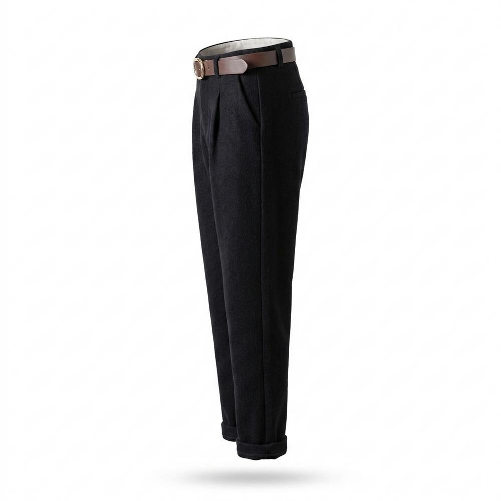 Lederjacken Outlet24 - Vogal | Plissiert Hochgeschnitten Hose Damen