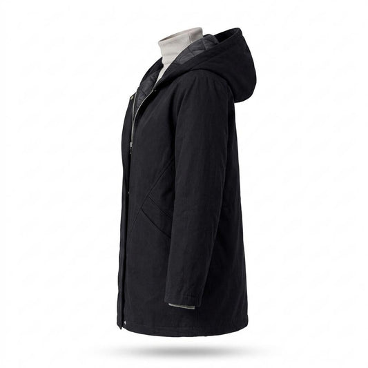 Lederjacken Outlet24 - Zuget | Gefütterte Kapuzen Jacke Damen