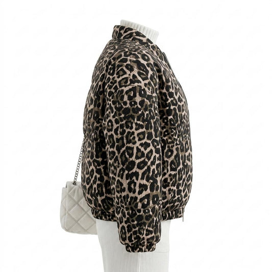 Lederjacken Outlet24 - Tihad | Gemustert Wattiert Jacke Damen