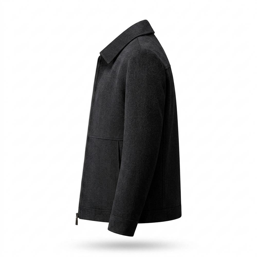 Lederjacken Outlet24 - Kedul | Strukturierte Gefütterte Jacke Herren